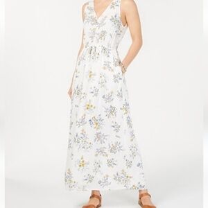 Lucky Brand Women's Floral Print Maxi Dress Size XS